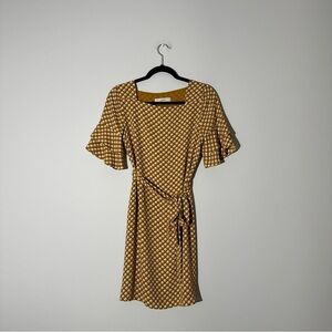 Loft mustard dress size XS